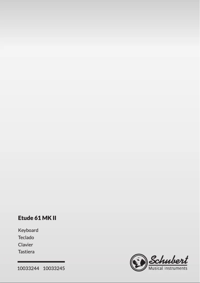 Image de la première page du manuel de l'appareil Etude 61 MK II