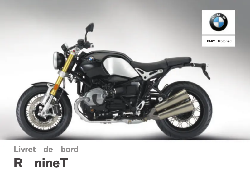 Page 1 de la notice Manuel utilisateur BMW R nineT (2018)