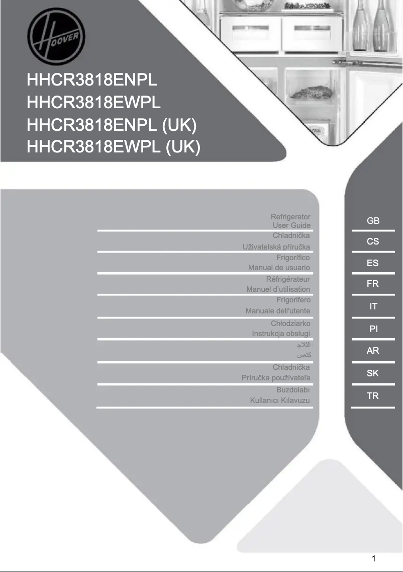 Page n°1 - Manuel utilisateur Hoover HOCE4T618DX