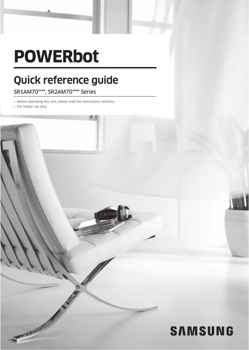 Page n°1 - Manuel utilisateur Samsung POWERbot R7070