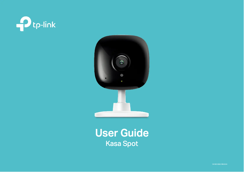 Image de la première page du manuel de l'appareil Kasa Spot KC100