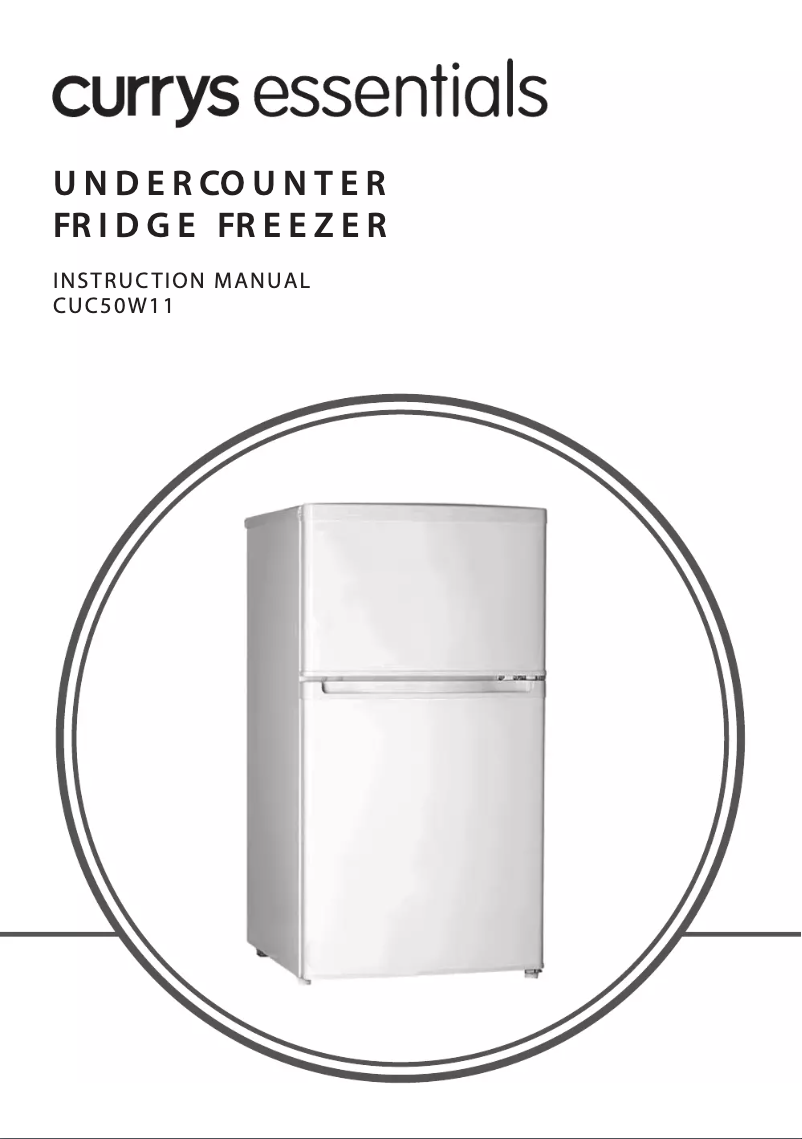 Page n°1 - Manuel utilisateur Currys Essentials CUC50W11