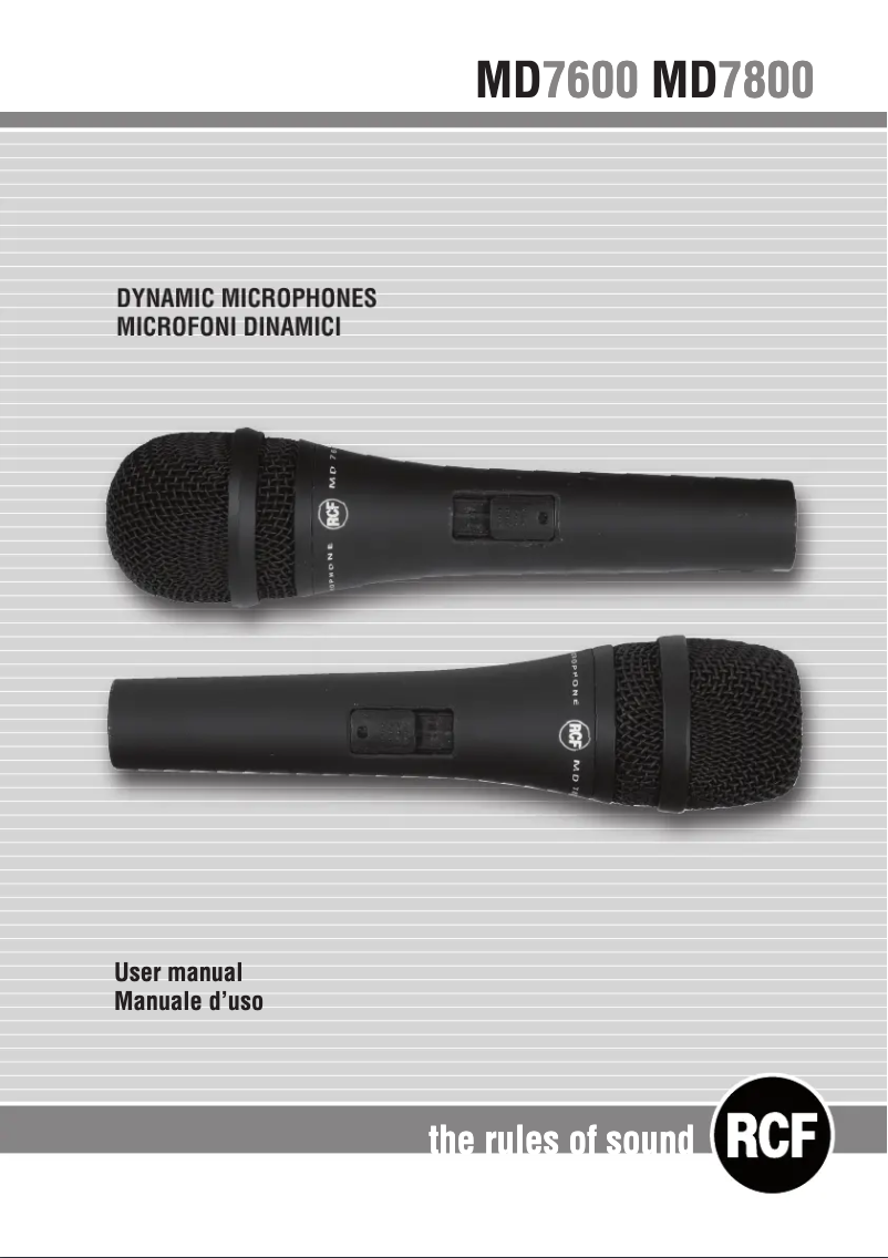 Image de la première page du manuel de l'appareil MD 7600