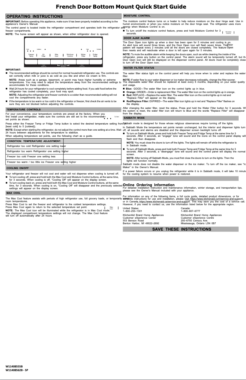 Image de la première page du manuel de l'appareil KRFF300EBS