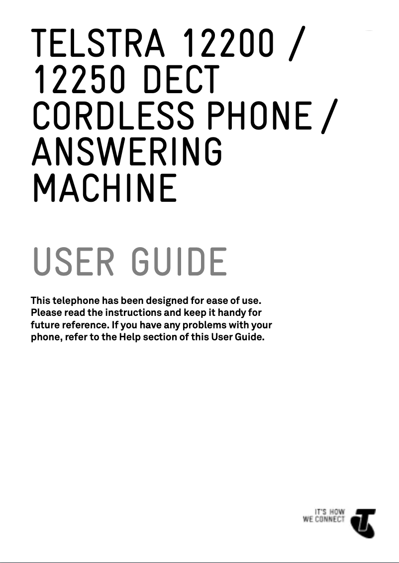 Image de la première page du manuel de l'appareil 12200