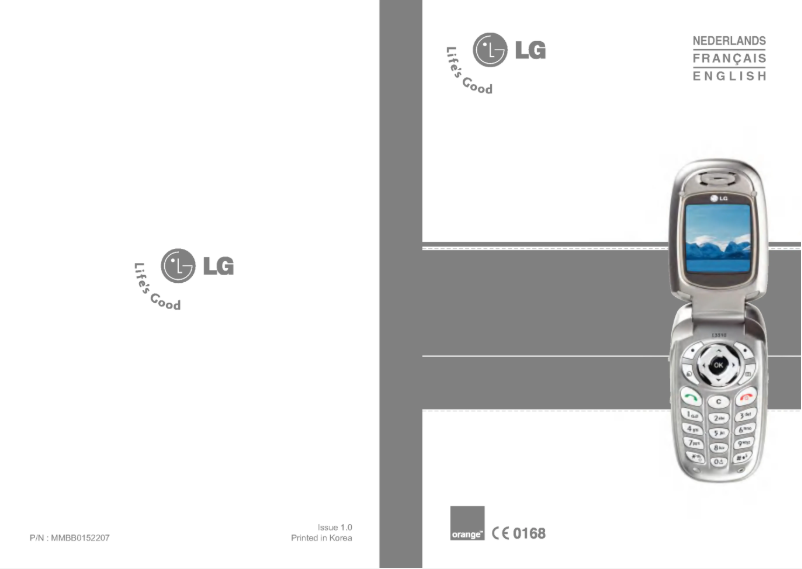Page n°1 - Manuel utilisateur LG C3310