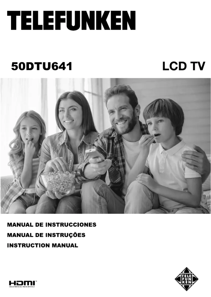 Page n°1 - Manuel utilisateur Telefunken 50DTU641