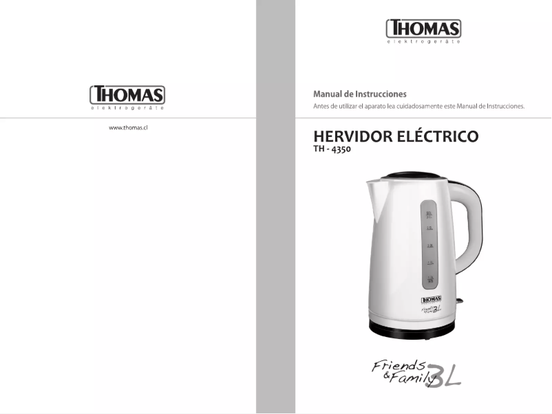 Page n°1 - Manuel utilisateur Thomas TH-4350