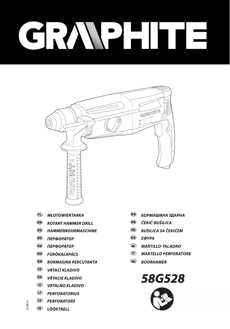 Page n°1 - Manuel utilisateur Graphite 58G528