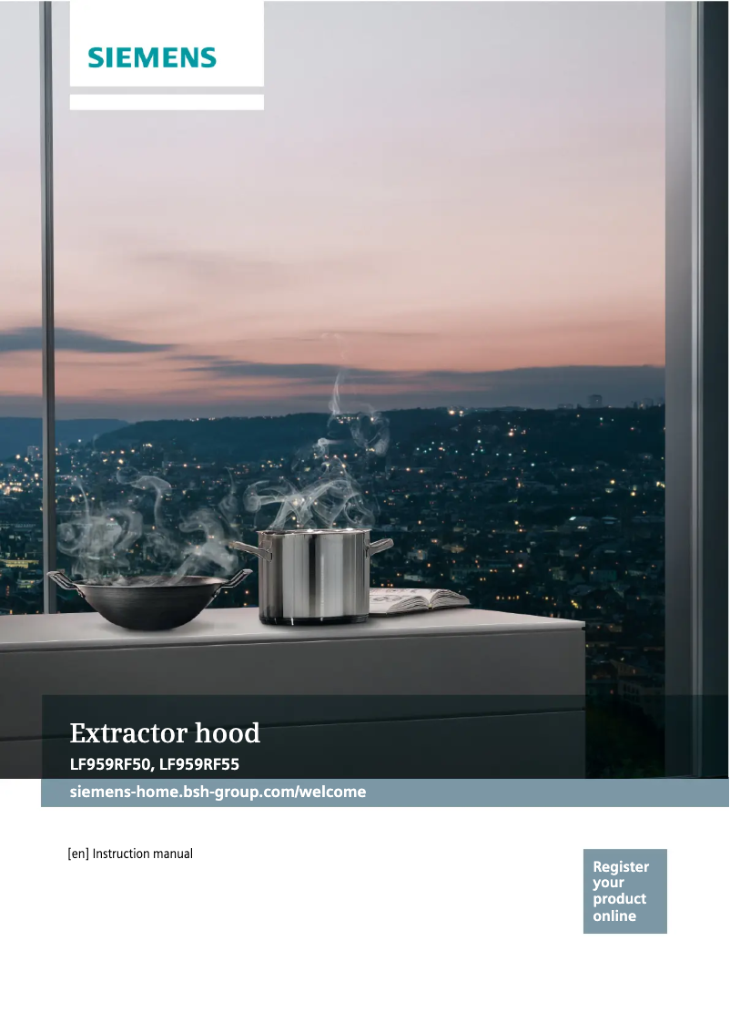 Page 1 de la notice Manuel utilisateur Siemens LF959RF55