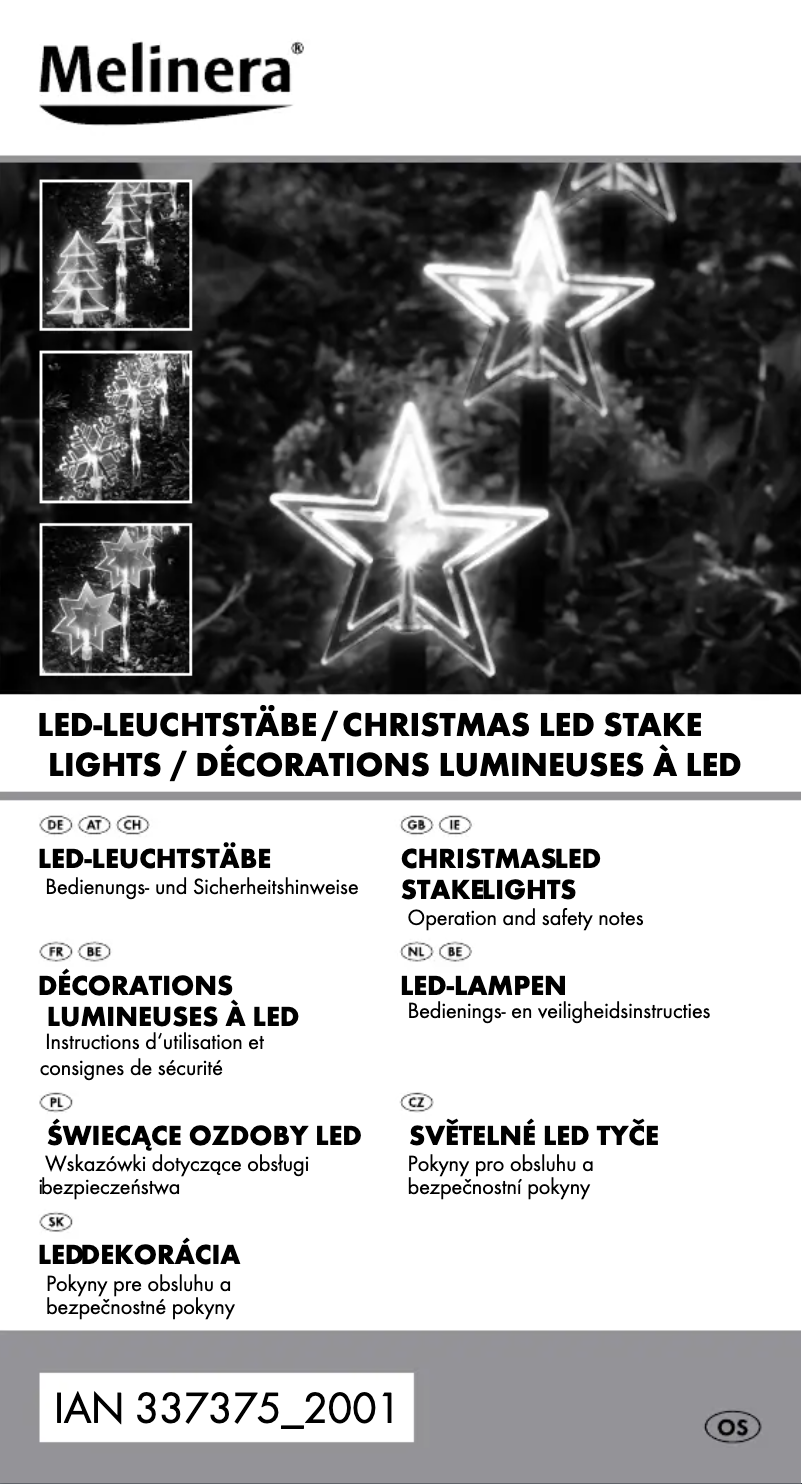 Page n°1 - Manuel utilisateur Melinera IAN 337375
