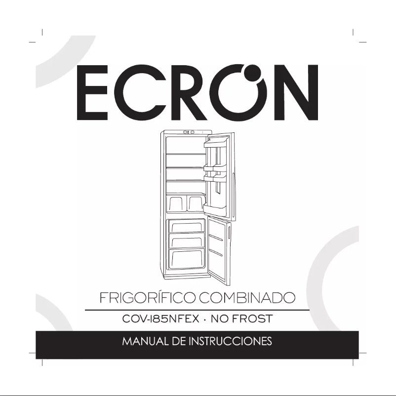 Page 1 de la notice Manuel utilisateur Ecron COV 185NFEX