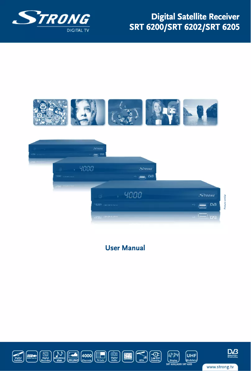 Page n°1 - Manuel utilisateur Strong SRT 6200