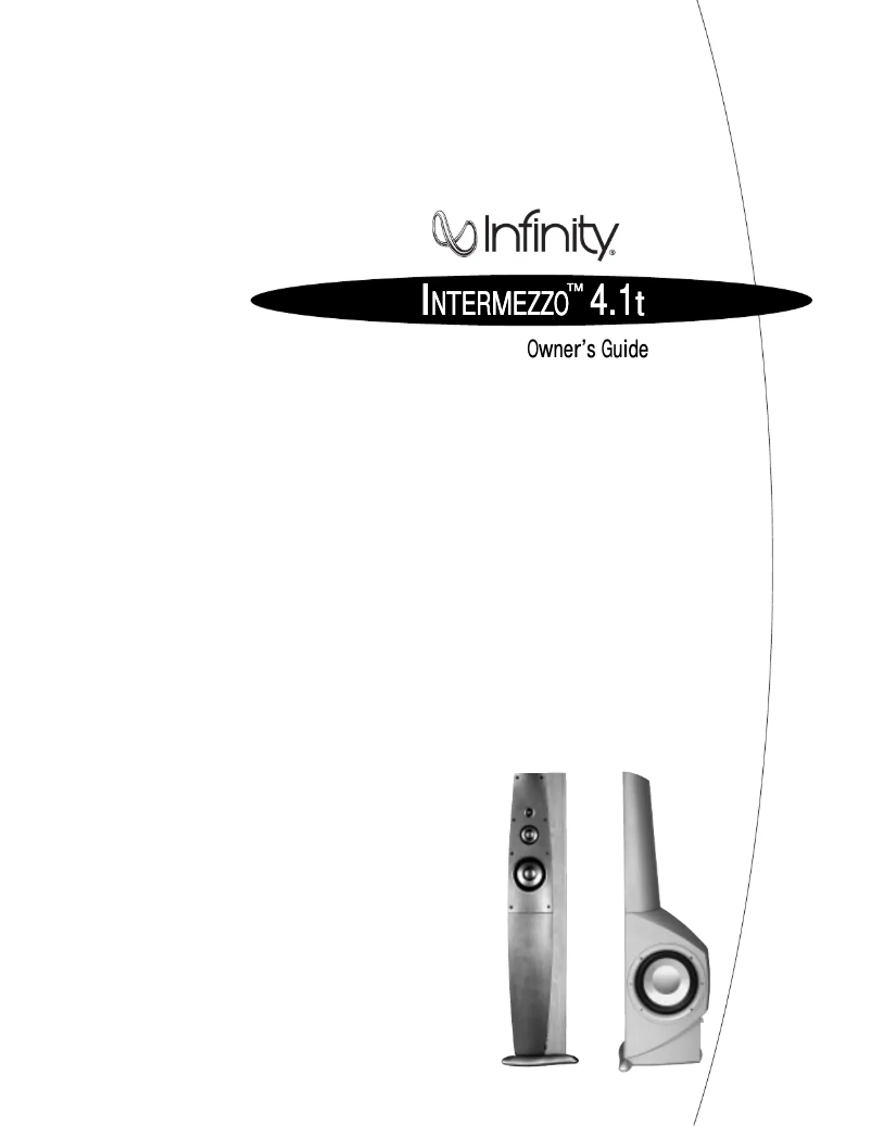 Página 1 del manual Manual de usuario Infinity Intermezzo 4.1t