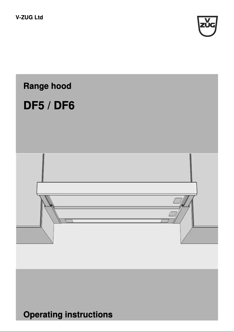 Page n°1 - Manuel utilisateur V-Zug DF6