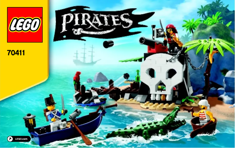 Page 1 de la notice Manuel utilisateur Lego Pirates 70411
