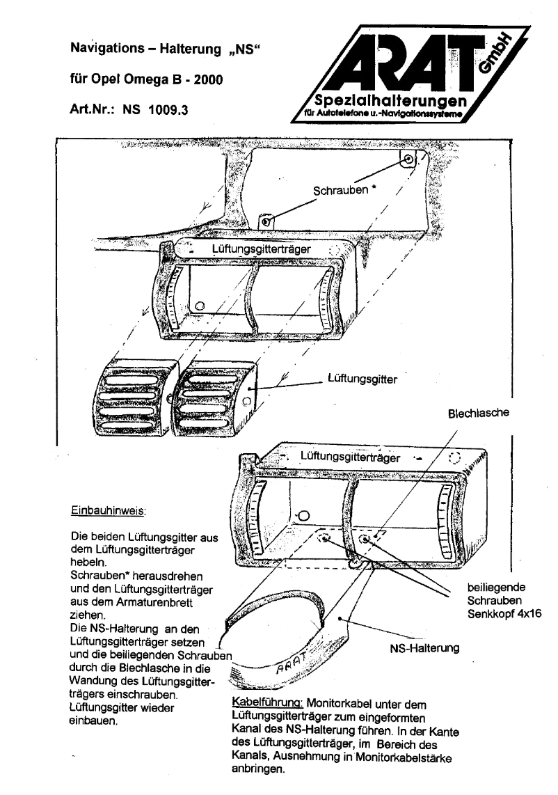 Image de la première page du manuel de l'appareil NS1009.3