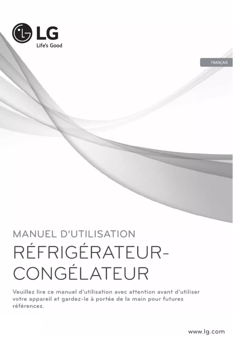 Page 1 de la notice Manuel utilisateur LG GBB329SWDZ