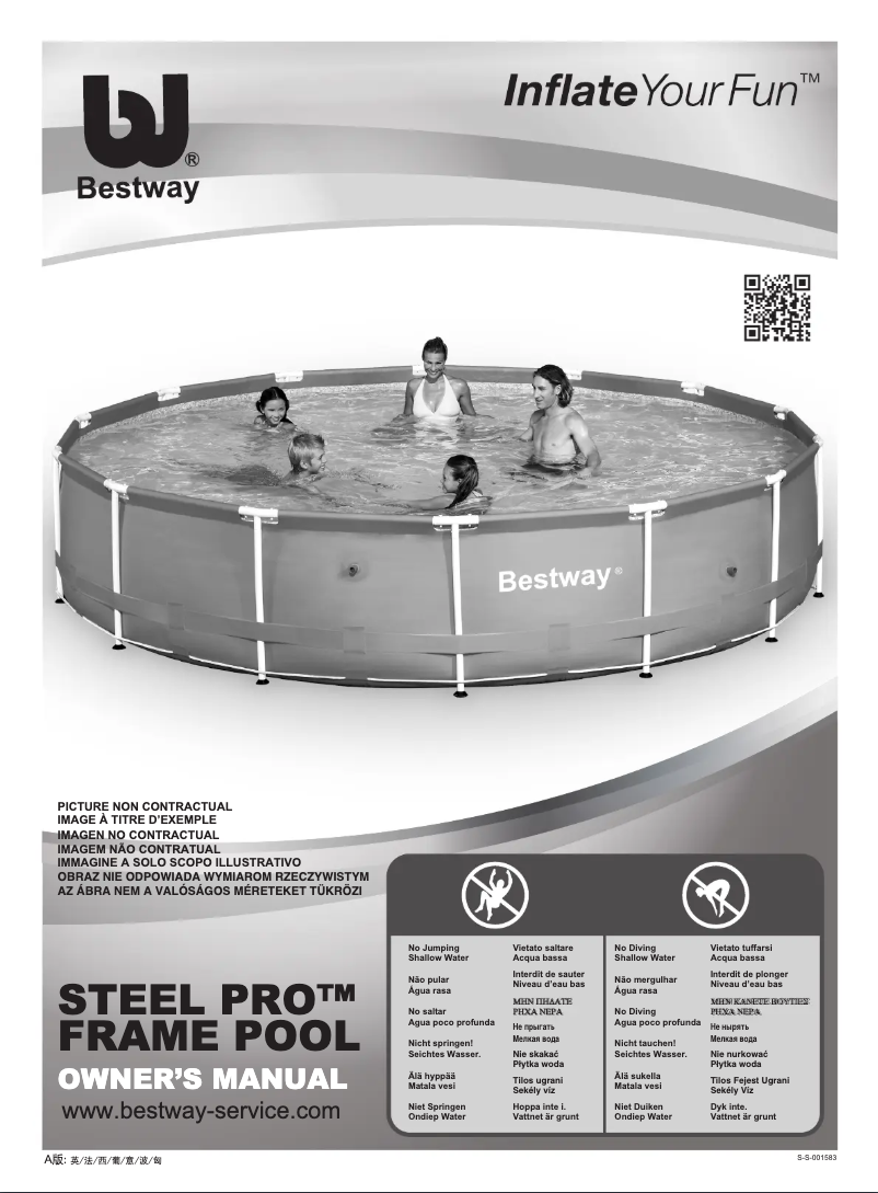 Page n°1 - Manuel utilisateur Bestway Steel Pro 56052