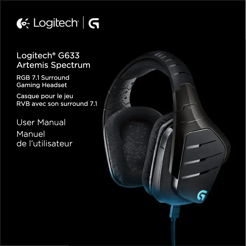 Page n°1 - Manuel utilisateur Logitech G633 Artemis Spectrum