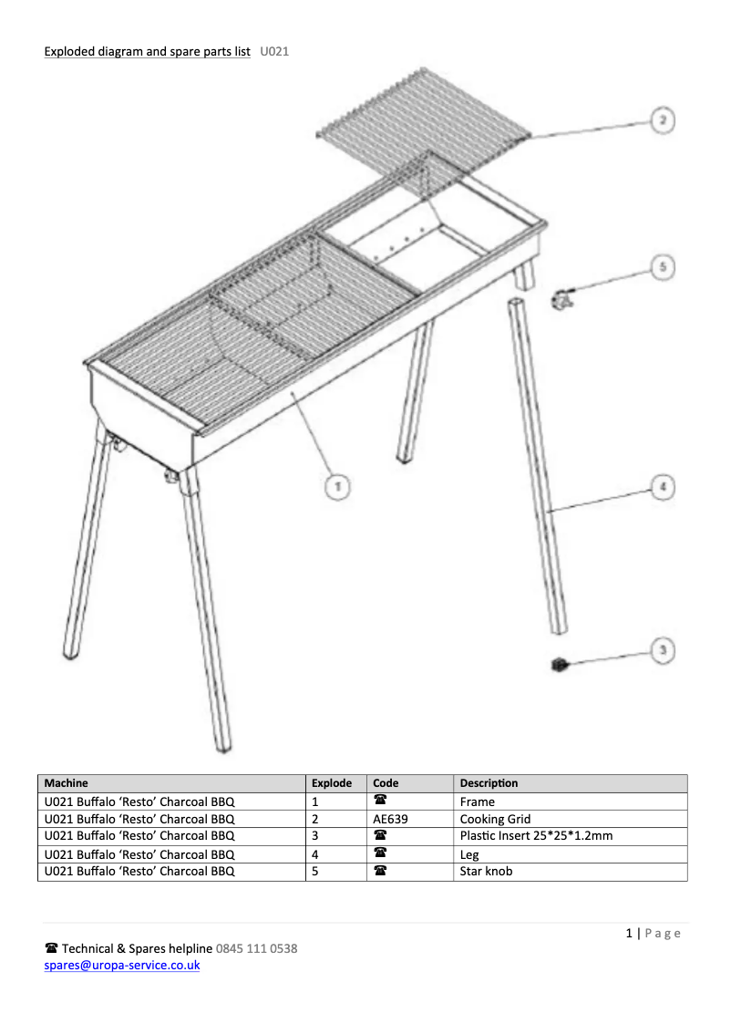 Page 1 de la notice Schéma de câblage Buffalo U021
