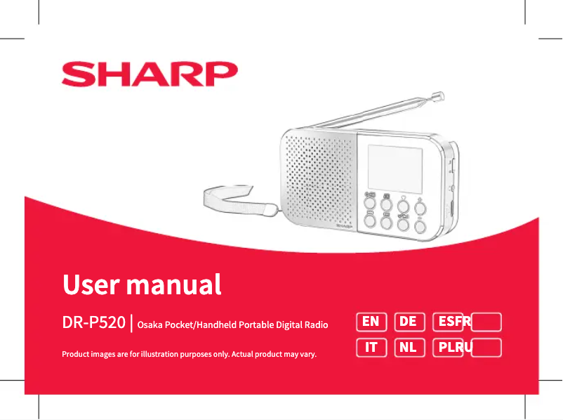 Page n°1 - Manuel utilisateur Sharp DR-P520