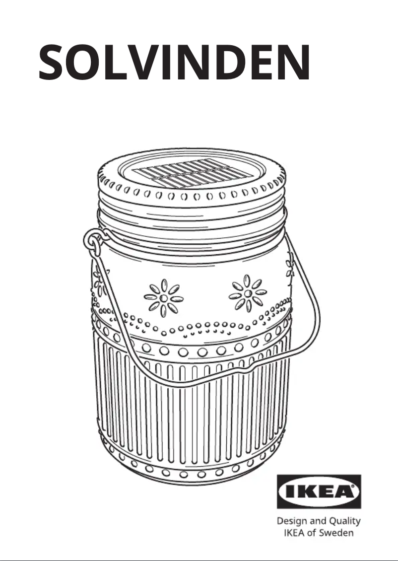 Imagen de la primera página del manual del dispositivo SOLVINDEN 605.145.96