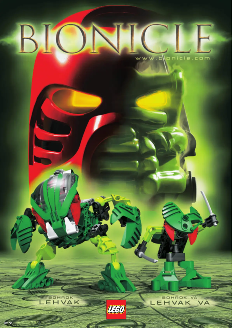 Image de la première page du manuel de l'appareil Bionicle 8552