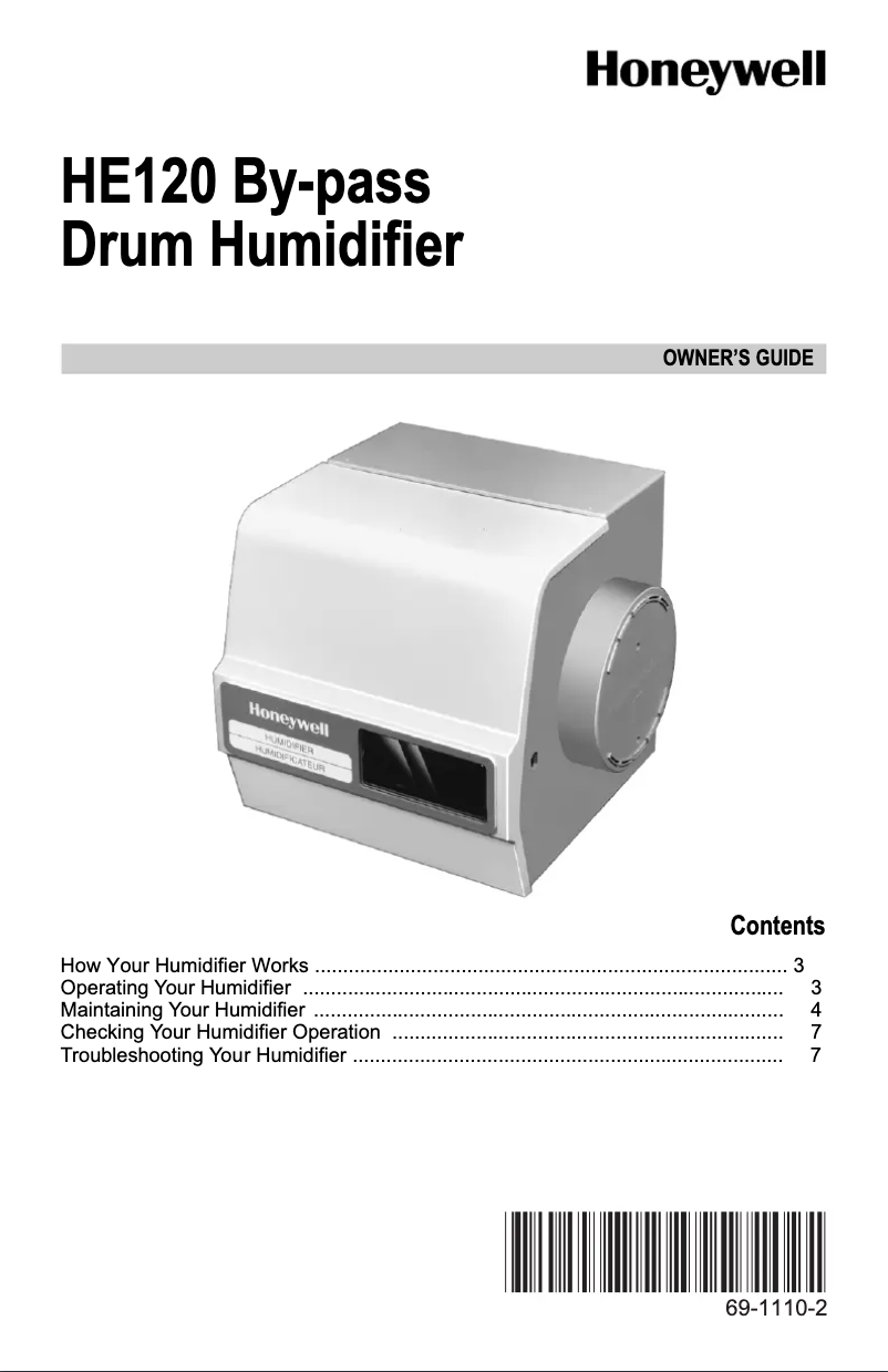 Image de la première page du manuel de l'appareil HE120