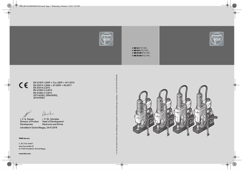 Image de la première page du manuel de l'appareil KBE 50-2