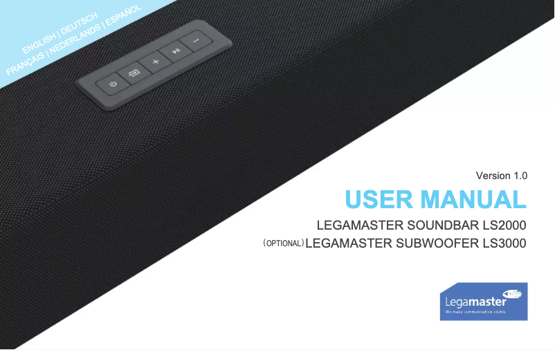 Page n°1 - Manuel utilisateur Legamaster LS2000
