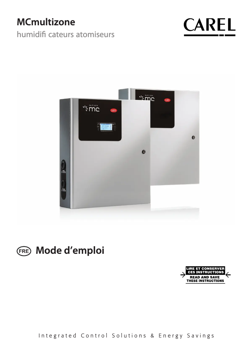 Page 1 de la notice Manuel utilisateur Carel MCmultizone