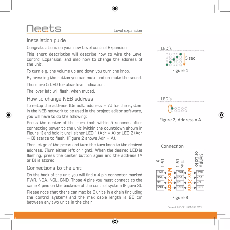 Página 1 del manual Manual de usuario Neets 310-0111