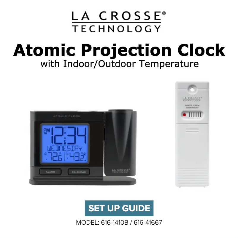 Página 1 del manual Manual de usuario La Crosse Technology 616-1410B