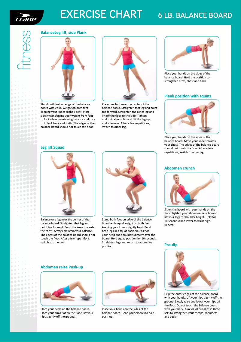 Page n°1 - Manuel utilisateur Crane 6-lb. Balance Board ASP-US-046
