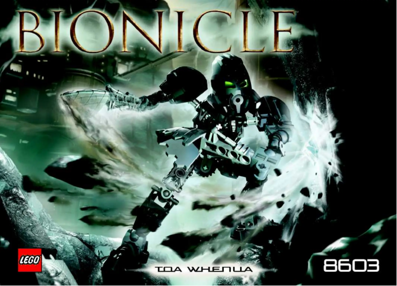 Page n°1 - Manuel utilisateur Lego Bionicle Toa Metru 8603+8606+8613