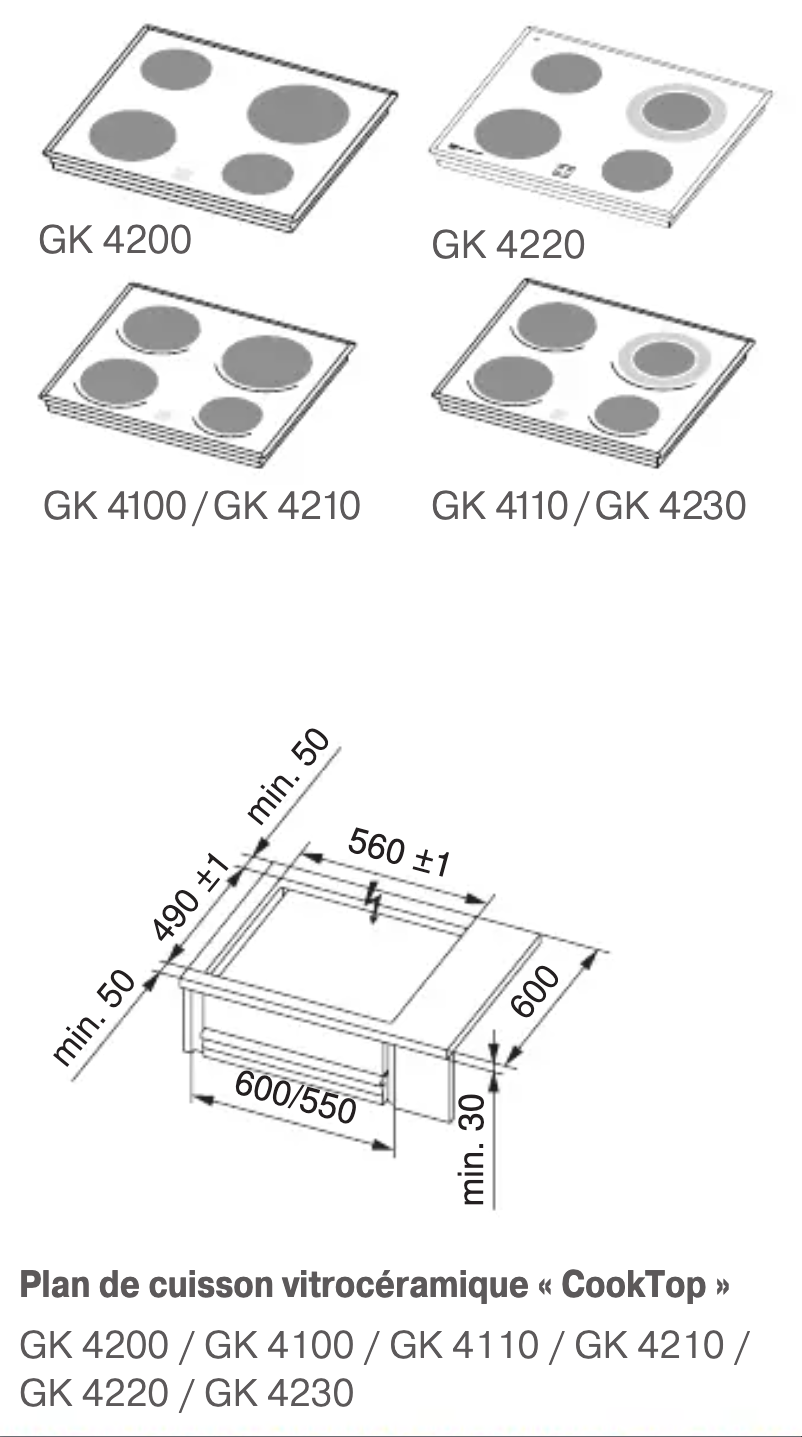 Page n°1 - Guide d'installation SIBIR GK 4200