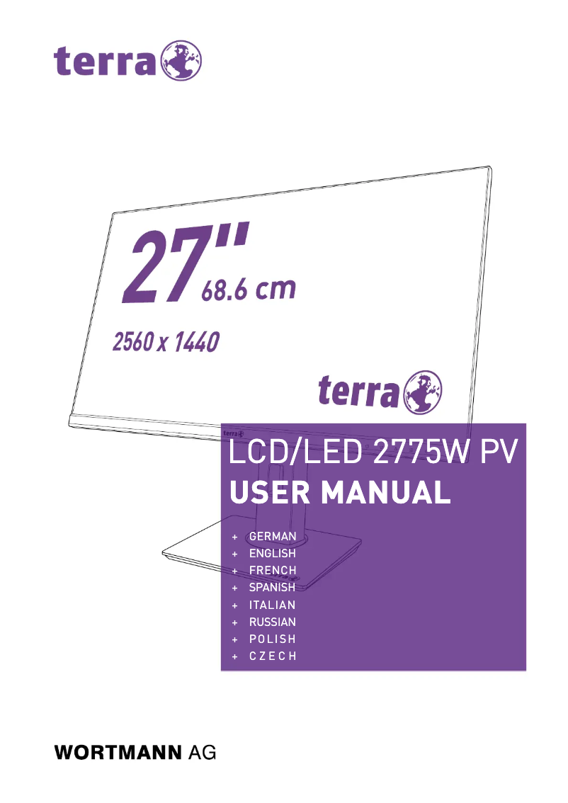 Image de la première page du manuel de l'appareil Terra LED 2775W PV