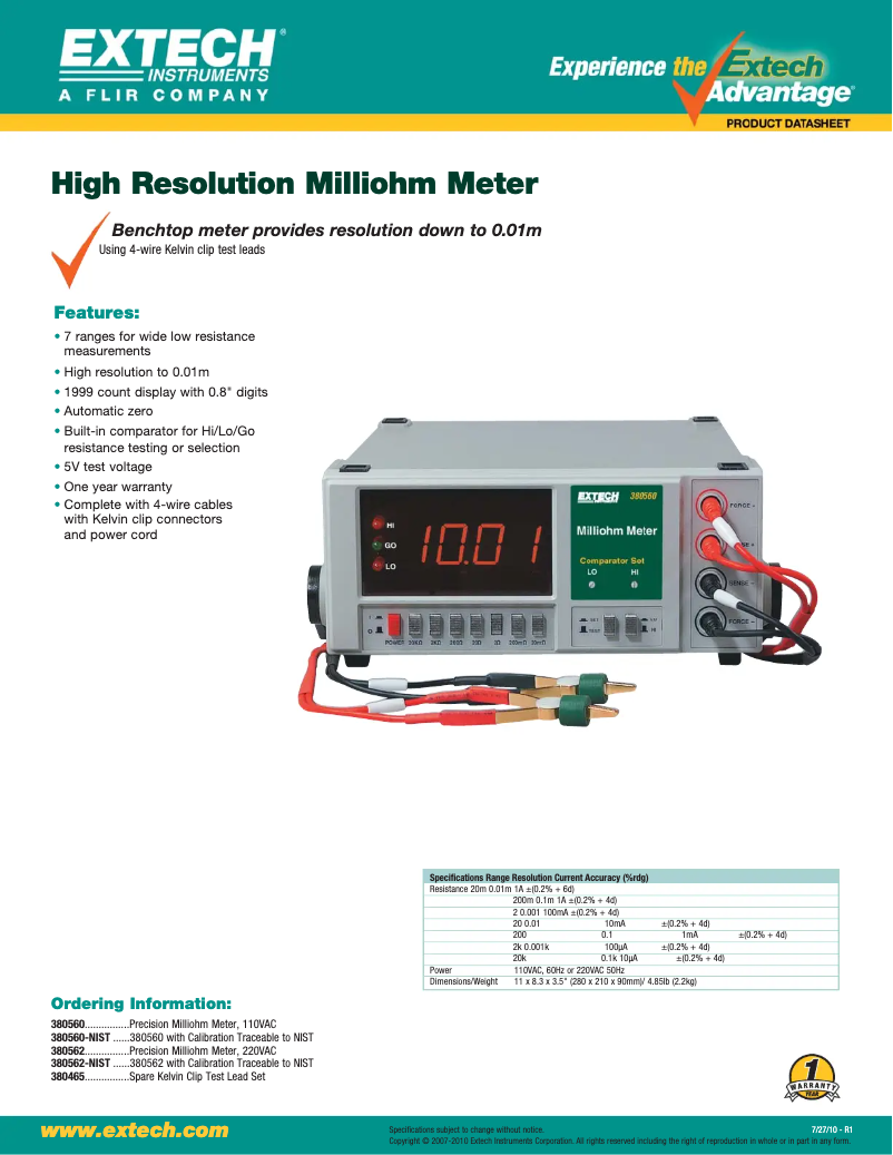 Image de la première page du manuel de l'appareil 380560