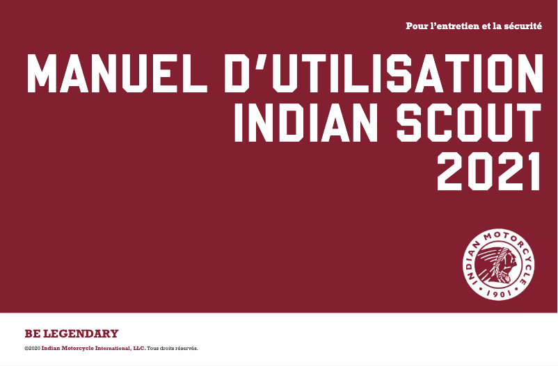 Image de la première page du manuel de l'appareil Scout Sixty (2021)