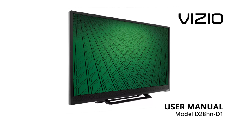 Image de la première page du manuel de l'appareil D28HN-D1