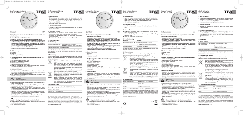 Página 1 del manual Manual de usuario TFA 60.3028.54