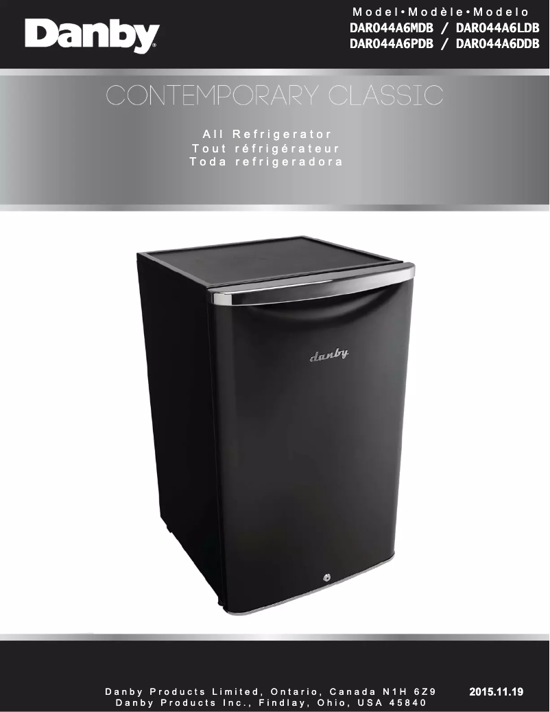 Página 1 del manual Manual de usuario Danby DAR044A6