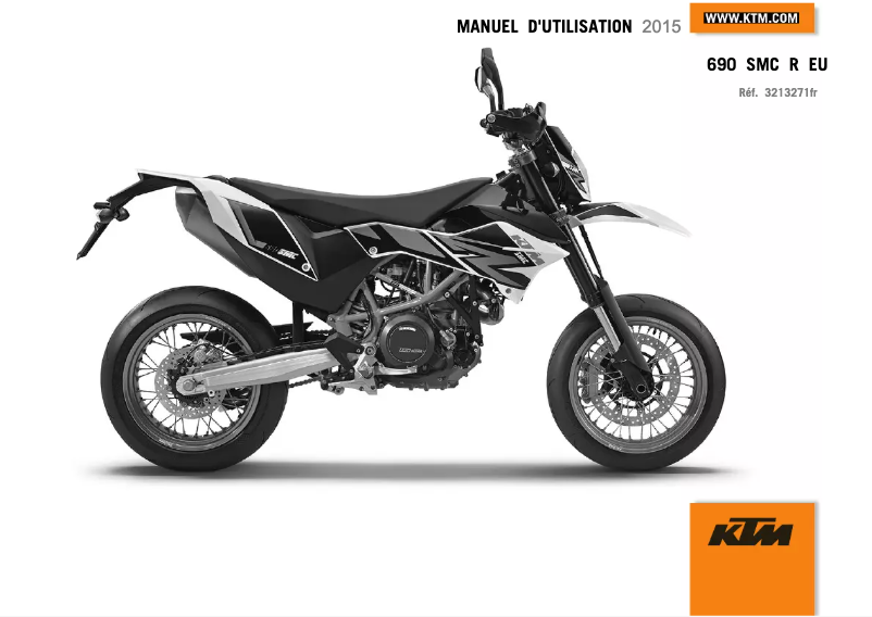 Página 1 del manual Manual de usuario KTM 690 SMC R (2015)