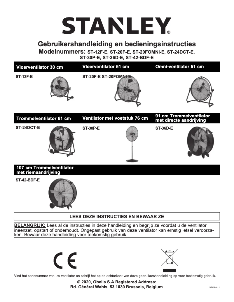 Página 1 del manual Manual de usuario Stanley ST-36D-E