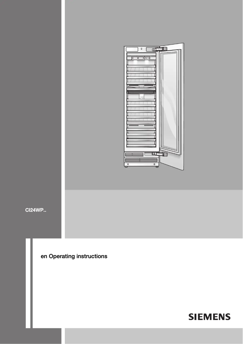 Page 1 de la notice Manuel utilisateur Siemens CI24WP00