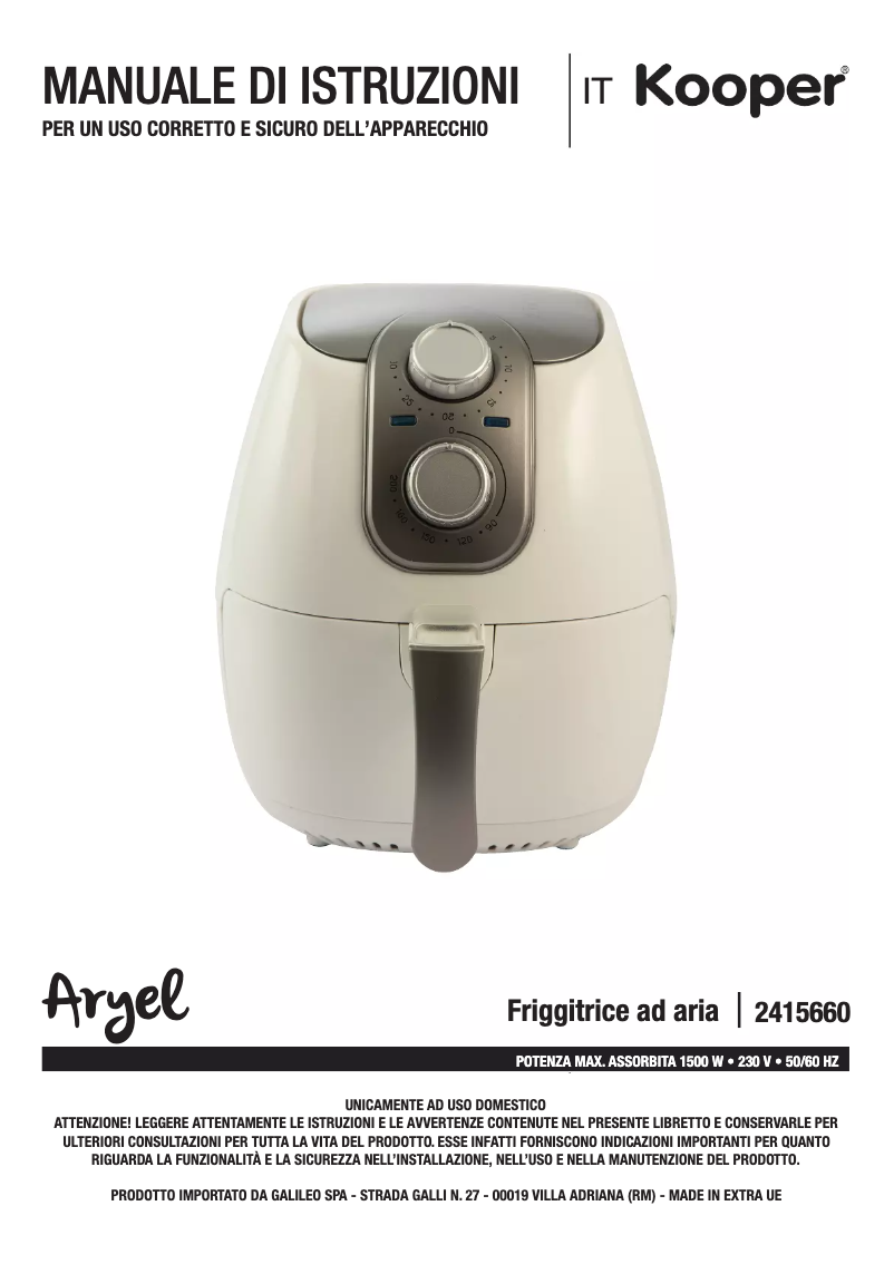 Page n°1 - Manuel utilisateur Kooper 2415660