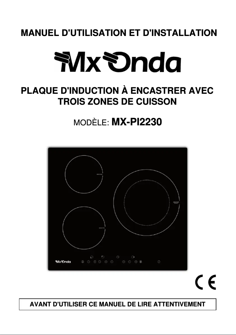 Imagen de la primera página del manual del dispositivo MX-PI2230