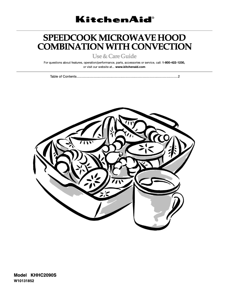 Image de la première page du manuel de l'appareil KHHC2090SSS