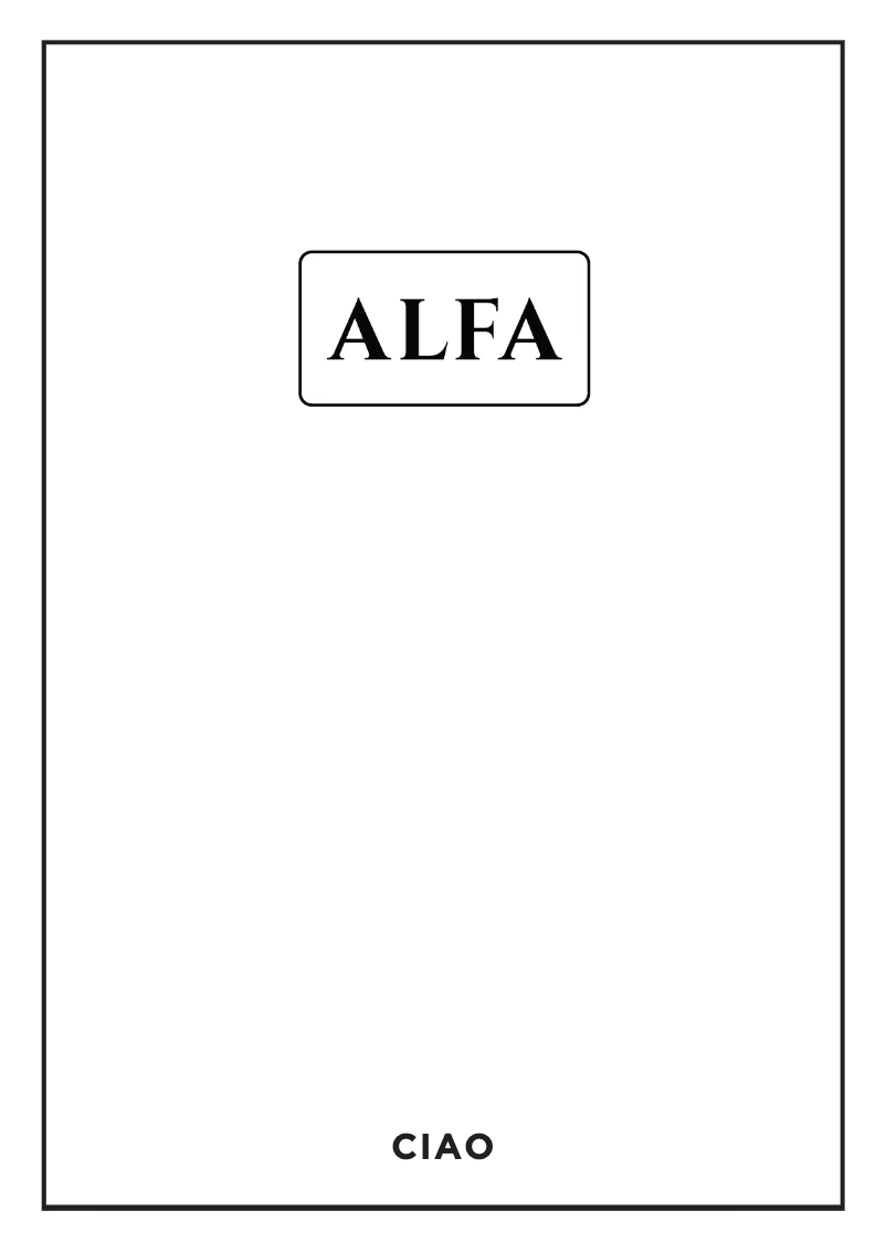 Page n°1 - Fiche technique Alfa FXCMLGRITV2